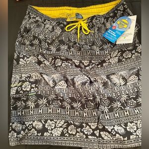 Men Banana boat swim trunks